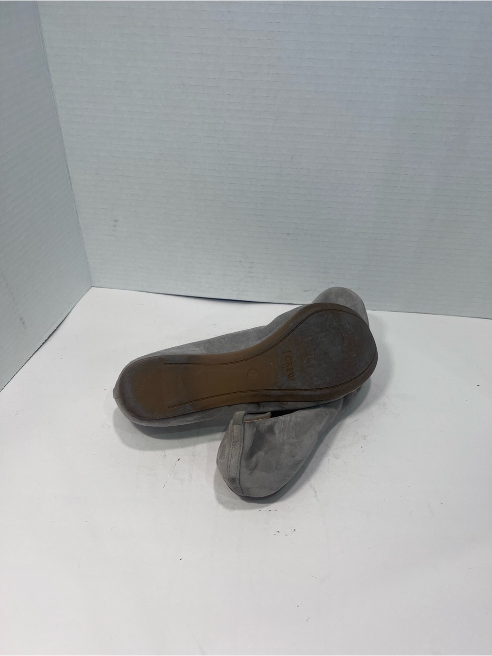 J. Crew Gray Suede Ballet Flats - Picture 6 of 6